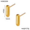 26 Initial Letter Stainless Steel Metal Creative Stud Earring For Women Anti Allergic Ears Jewelry Classic Letter Earring - Image 16