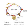 Vintage Stainless Steel Charms Necklaces for Women Boho Pink Blue Rope Chains Bracelets Jewelry Sets - Image 9