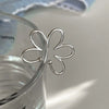 1 Piece Simple Flower Clip Earrings for Women Creative Non-Piercing Ear Cuff Jewelry Accessories Gift - Image 8