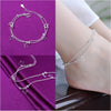 Silver Color Stamp Anklets For Women Foot Leg Chain Link Bracelet Tassel Charms Beach Accessories Jewelry For Female - Image 15