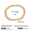 Star-Detail Chain Bracelet with Gold-Tone Finish - Image 12