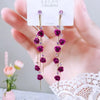 Jewelry Red Rose Drop Earrings Women Vintage Rhinestone Flowers Dangle Earring Weddings Engagement Party Jewelry - Image 7