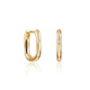 Silver Retro Geometric Square Circle Hoop Earrings for Women Gift Zircon Huggies Ear Buckle Piercing Jewelry - Image 12
