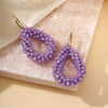 Small Earrings National Flag Colors Water Drop Earrings for Women Handmade Beads Crystal Earrings Gift Jewelry - Image 16