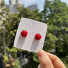 Korean Sweet Cute Strawberry Ribbon Bowknot Drop Earrings for Women Cute Fruit Cake Cup Dangle Earring Lovely Jewelry Gift - Image 5