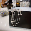 Skeds Elegant Women Men Star Chains Crystal Brooch Badges Shining Unisex Clothing Coat Tassel Pin Jewelry - Image 2