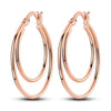 Rose Gold Series Silver Flamingo Giraffe Star and Moon Flower Earrings Elegant Party Jewelry Gifts - Image 25