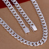 10 mm Curb Chain Necklace in Silver Tone with 20 to 24 Inch Options - Image 6