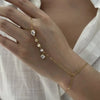 Rhinestone Multilayer Zircon Connected Finger Ring Bracelets for Women Handmade Thin Link Chain Bracelet Party Jewelry Gift - Image 10