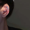 No Piercing Ear Cuff Satr Earrings for Women 1PC Silver Color Crystal Earclip Orbital Non Pierced Earing Jewelry - Image 15