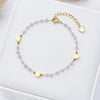 Stone Bracelet on Hand for Women Jewelry Handwork Chain Bangle Heart Design - Image 6