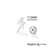 Lightning Mini Brooch For Women Men Stainless Steel Pin Badge Jewelry Weddings Gifts - Image 6