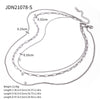 Stainless Steel Flat Snake-Chain Necklace in Multiple Styles - Image 22