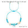 Shell and Starfish Charm Bracelet with Adjustable Rope Detail - Image 27