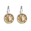 Bella Drop Earring for Women Christmas Birthday Austrian Crystals Round Cut Dangle Silver Gold Color Pierced Jewelry - Image 34