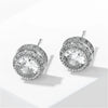 Sugar Cube Geometric Stud Earrings For Women Full Inlay Zircon Piercing Earring Engagement Wedding Jewelry - Image 23