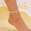 Colorful Starfish Pendant Rice Beads Beaded Anklet for Women Summer Multi-layer Bracelet Anklet Bohemian Leg Jewelry - Image 20