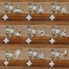 3PCS Silver Color Stainless Steel Crown Hoop Earring Set for Women Four Flower Zircon Cartilage Piercing Earring Jewelry - Image 1