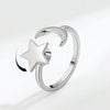 Sunflower Rotating Ring For Women Spinner Fidgets Adjustable Open Rings Cute Animal Butterfly Turtle - Image 10