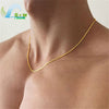 Stainless Steel Layered Chain Necklace with Rope or Box Chain Styles and 40 cm to 60 cm Length Options - Image 15