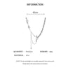 Y2k Irregular Star Chain Necklaces Women's Transparent Beads Zircon Choker Necklace Silver Color Summer Jewelry B - Image 6