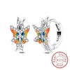 Silver Hoop Earrings Studs Drop Earring for Women Birthday Party Wedding Engagement Jewelry Gifts - Image 25