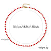 1pc 304 Stainless Steel Necklace Multicolor Faceted Quartz Crystal Beaded Chain Necklace Choker Jewelry For Women Gift - Image 12