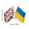 Ukraine Flag Badge Brooch Natinal Lapel Pins Flag Lapel Pins Country Flag Badge - Image 30