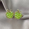 Candy Colored Apple Rhinestone Earrings For Women Fresh And Sweet Fruit Earrings Summer Day Beach Vacation Jewelry - Image 3