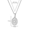 Sun Moon Coin Pendant Necklace For Women Cute Gold Color Stainless Steel Round Necklace Sweet Jewelry Her Gifts - Image 10