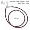 Female 2mm Faceted Beaded Necklace Stone Agat Crystal Tiger Eye Quartzs Choker Mini Simple Jewelry for Women Jewelry - Image 9