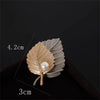 Vintage Maple Leaf Pearl Brooch Sweater Suit Lapel Pins for Women Girl Backpack Jewelry Accessories Couple's Gift - Image 6