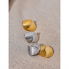 Stainless Steel Geometric Unusual Stud Earrings Prevent Allergy Simple Metal Gold Pvd Plated Jewelry Gift - Image 5