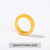 1 Pc Stone Jade Rings Crystal Agate Obsidian Fengshui Lucky Promise Wedding Band Thumb Ring Party Accessory Gifts - Image 17