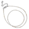 Stone Beads Necklace 2mm Round Faceted Beaded Necklace Crystals Amethysts Necklaces for Women Collarbone Chain - Image 25