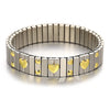 Elastic Stainless Steel Adjustable Heart Star Bracelet For Women Men Geometric Rhinestone Couple Wrist Jewelry Gifts - Image 8