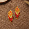 Seed Beads Earrings Hand Weaving Beaded Simplicity Colour Retro Bohemia Geometry Alloy Ma'am Tassel Earrings - Image 10