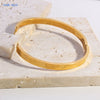 Simple Cross Stainless Steel Bangle Can Open Bracelet For Women Men Gold Color Daily Cuff Jewelry 1PC - Image 5