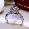 Selling Silver Color Engagement Rings for Women White Zircon Crystal Ring Anniversary Bridal Wedding Jewelry Gift - Image 4