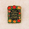 " I'm from the 1900's. "Enamel Pin Flowers Brooch Lapel Pins Badge on Backpack Clothing Accessories Jewelry Friends Gift - Image 4