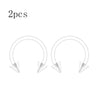 2pcs Clear Surgery Bioflex Nose Rings Belly Rings Septum Eyebrow Lip Cartilage Earring Industrial Plastic Piercing Jewelry - Image 9