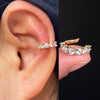 1Pc Geometry Crystal CZ Leaf Clip Earring For Women Without Piercing Punk Vintage Star Ear Cuff Wrap Adjustable Jewelry - Image 27