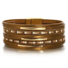 Colorful Square Leather Bracelet for Women Men Boho Metal Tube Multilayer Wrap Wide Bracelets Charm Party Jewelry - Image 7