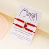 Magnetic Heart Couple Bracelets Set of 2 Braided Rope - Image 30