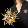 Sunflower Crystal Brooch Pin in Multiple Color Styles - Image 2
