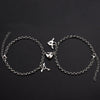2Pcs/set Magnet Couple Bracelets Heart Attraction Bracelet Stainless Steel Charm Simple Cuban Chains Key Lock Jewelry Gifts - Image 8