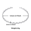 Metal Silver Color Heart Animal Snake Hand Hug Flower Leaf Bangles Bracelets For Women Girl Jewelry Stainless Steel Bangle Gift - Image 18