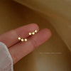 Korean Minimalism Gold Color Small Leaf Butterfly Stud Earrings for Women Daily Wear Ear Girls Pierc Gifts - Image 25