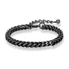 Retro Oxidized Black 6MM Cuban Chain Bracelet Punk Men Stainless Steel Biker Chain Bracelets Male Jewelry Gifts for Dad - Image 4
