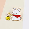 Creative Cat Fishing Design Metal Enamel Brooch Cartoon Cute Animal Badge Pin Friend Gift Jewelry Accessories - Image 13